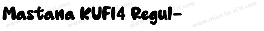 Mastana KUFI4 Regul字体转换